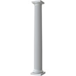 View RoyalCast ™ Composite Fiberglass Round Tapered Fluted Column